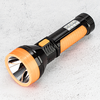 Lampe torche LED haute intensité pour patrouille extérieure, éclairage latéral d'urgence, grande torche de lutte contre les incendies, portée du faisceau de 500 m, indice de protection IP20