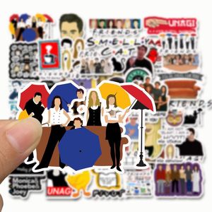 100 pezzi di adesivi Graffiti carattere adesivo impermeabile per American TV Show amici adesivi CMYK - Product Image 1