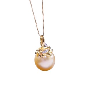 Accesorios DIY 31179, Precioso Collar con Colgante de Jade y Cuentas de Plata S925 de 10-13 mm, Base Vacía para Colgantes de Perlas Premium - Product Image 5