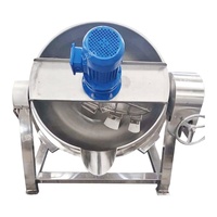 Industriële Automatische Roerwerk Ketel Kookmixer Machine Met Motor En Lager Kerncomponenten Keukenapparatuur