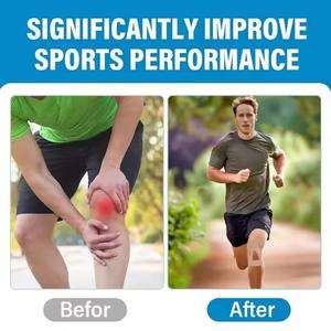 10PCS Cinta de kinesiología para rodillas, impermeable y elástica, cinta de <span class=keywords><strong>rodilla</strong></span> transpirable, cinta atlética que brinda soporte y estabilidad para correr - Product Image 6