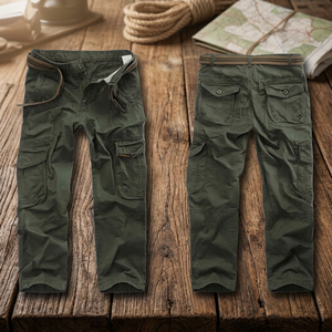 Pantalon Cargo Homme 2026 Hip Hop Streetwear Jogger Mode Multi-Poches Formel Imperméable Respirant Cordon de Serrage - Product Image 6