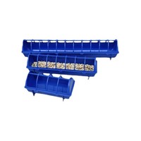 Mangeoire à pigeons, mangeoire en plastique pour pigeons voyageurs et oiseaux - Contenant alimentaire facile à nettoyer pour colombier et volière