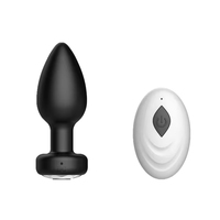 Vente en gros OEM – Nouveau plug anal vibrant à 10 fréquences avec télécommande et application, petit, en silicone, étanche, écologique, sans fil