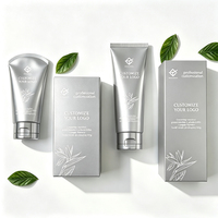 Tube souple de luxe personnalisé 100 ml or et argent pour soins de la peau, emballage vide pour correcteur, nettoyant visage, crème corporelle, lotion, avec bouchon à clapet