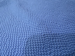 Blue bubble crepe fabric textured wrinkle cloth for dress apparel <b>home</b> <b>textile</b> decoration - Product Image 3