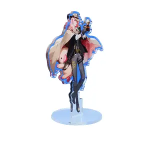 Figura de plástico personalizada placa de acrílico standee anime standee de design colorido acrílico