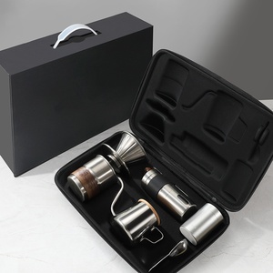 <b>Arabic</b> Coffee Kit With Manual Maker Eco-Friendly Travel Bag for Brewing Box Packaging WD08 Modern Design and Mini - Product Image 5