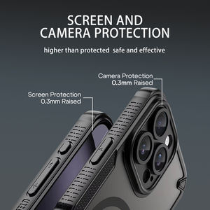 Vendita calda per <span class=keywords><strong>iPhone</strong></span> compatibile con ricarica magnetica per paraurti custodia per cellulare antiurto - Product Image 4