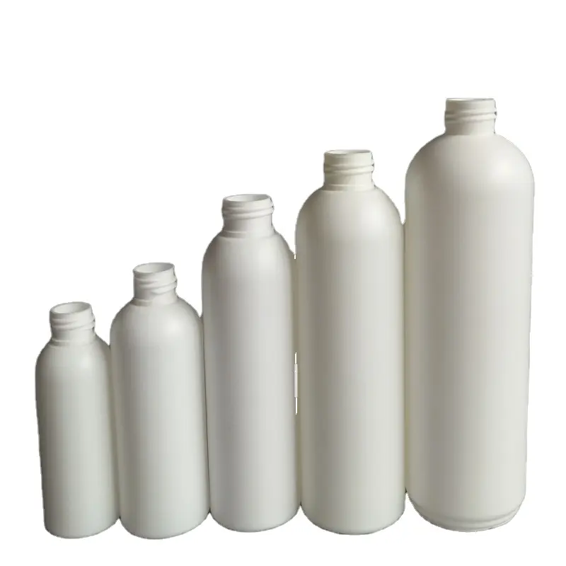 ขวด HDPE กลมสีขาวบอสตัน2Oz 4Oz 6Oz 8Oz 13Oz