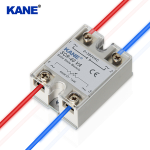 Kane <span class=keywords><strong>SSR</strong></span>-10A VA 25A 40A 50A 60A 80A 100A สถานะของแข็งตัวควบคุมแรงดันไฟฟ้า0-220VAC 0 ~ 380VAC เฟสเดียวชนิดต้านทาน <span class=keywords><strong>SCR</strong></span> - Product Image 1
