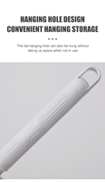 Brosse de toilette moderne et simple à long manche en acier inoxydable, réutilisable en PP, blanche et écologique, pour nettoyage en profondeur, vente en gros