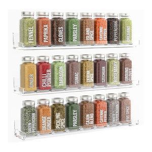 Custom Made Clear <strong>Wall</strong> Shelf Acrylic <strong>Display</strong> Shelving <strong>Unit</strong> with Open Shelf Ends - Product Image 6