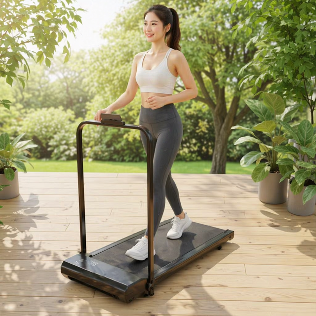 Ultra Thin Walking Pad Under Desk Treadmill Portable Flat Running Machine Small MOQ Foldable Treadmill for Home Office Use