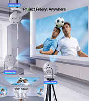 Magcubic Nouveau Design HY300F Projecteur Rotatif Android 14 LCD Beamer Style Football Créatif Prise en Charge 8K pour Films