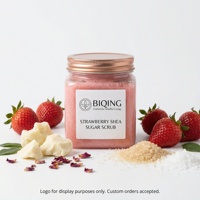 Sugar Body Scrub Wholesale Private Label Foaming Coconut Vanilla Natural Strawberry Exfoliating Whitening Organic Body Scrub OEM