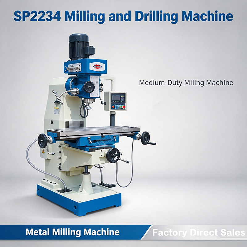 Multifunctional Drilling Milling Machine SP2234 /260x1000mm Table Size ...