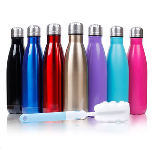 Laser Engraved Logo 304 Stainless Steel 500ml Vacuum <b>Flask</b> Water <b>Bottle</b> with 6-12 Hours Thermal Insulation for Business Gifts - Product Image 1