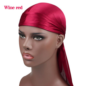OEM Logo Personnalisé <span class=keywords><strong>Motif</strong></span> <span class=keywords><strong>Durag</strong></span> pour Hommes Vente en Gros Usine Faire Couvre-chef de Haute Qualité - Product Image 1