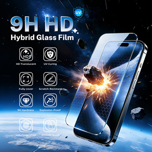 Film de protection d'écran en verre HD anti-rayures et anti-explosion, durcissable aux UV, haute sensibilité tactile, vente en gros - Product Image 6