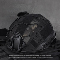 Housse de casque tactique FAST très vendue 35/65 T/C Camouflage extérieur multi-modes pour la chasse et l'entraînement au combat (casque non inclus)