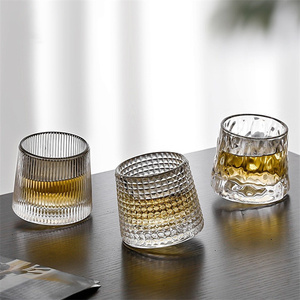Verres à liqueur Bourbon torsadé à l'ancienne Verres à whisky en cristal de 5 oz pour la fête de mariage à la maison - Product Image 2