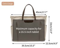 2025 nouvelle mode moderne grands sacs à main Oxford pour ordinateur portable pour les femmes une épaule mallette d'affaires et sacs d'ordinateur portables