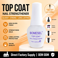Fabricant de produits pour ongles : Gel UV protecteur professionnel, finition brillante, durcisseur d'ongles, couche de finition pour vernis gel OEM, longue tenue