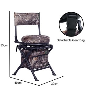 OEM Rembourré Pliant Portable Pivotant <span class=keywords><strong>Chasse</strong></span> Chaise De Pêche <span class=keywords><strong>Tabouret</strong></span> avec Gear Glacière Sac - Product Image 2