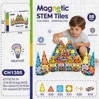Juego de Bloques Magnéticos para Construir un Estacionamiento con Autos y Aviones de 5.5CM, Bloques de Construcción STEM Educativos, Venta al Por Mayor para Niños