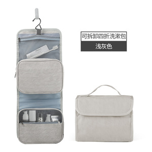Neceser de Viaje Rectangular con Gancho, de Poliéster Impermeable, con Logotipo Personalizable, para Artículos de Aseo Femeninos - Product Image 5