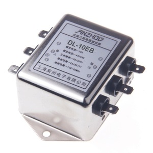 Filtro EMI Anzhou DL-10EB 440/250V 10A, Módulo de Filtro de Línea de Alimentación de Modo Común - Product Image 1