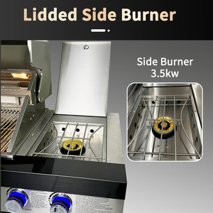 Ensemble de meubles de <span class=keywords><strong>cuisine</strong></span> <span class=keywords><strong>extérieure</strong></span> en acier inoxydable pour patio, avec bar, îlot barbecue <span class=keywords><strong>d</strong></span>'<span class=keywords><strong>été</strong></span>, tiroirs coulissants et robinet, pour villa - Product Image 3