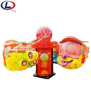 Parc d'attractions Arcade Kids Cheap Small Mini Electric Indoor Rides Big Eye Plane Helicopter à vendre