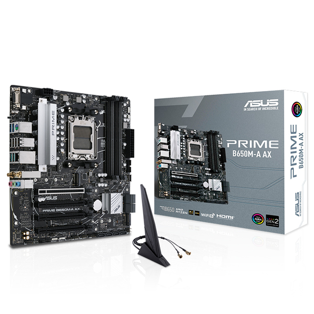 ASUS PRIME B650M-A WIFI Used Motherboard With AMD AM5 Socket Supports AMD Ryzen 7000 Series Desktop Processors