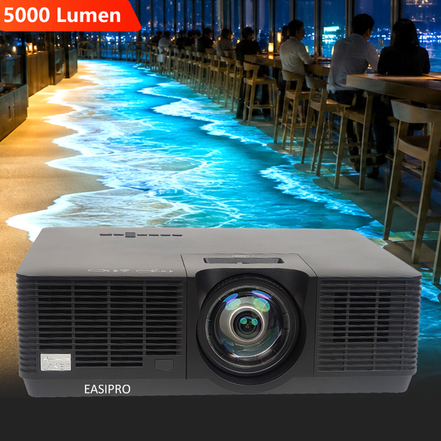 5000LM Proyector Short Throw 3D Mapping Interactive Games Restaurant Exhibition Museum Large Venue 4k DLP Laser Projector