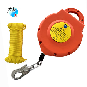 Công Nghiệp Nặng Thiết Bị Cho Mái Leo Thiết Bị Dọc 140kgs Tải 25M <span class=keywords><strong>Tow</strong></span> <span class=keywords><strong>Rope</strong></span> <span class=keywords><strong>Retractable</strong></span> - Product Image 1