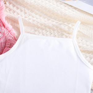 Set estivo da ragazza nuovo stile gilet in Denim senza maniche da ragazza + canotta + Shorts in denim Set tre pezzi - Product Image 5