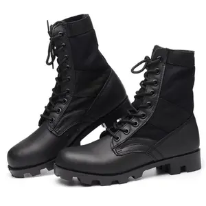 High Quality Men's Canvas Boots Black Economy Jungle ALTMA Boot