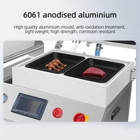 Vente chaude Conservation Des Aliments Multifonctionnel Boeuf Poulet Plateaux Crevettes Saucisse D'étanchéité Machine D'emballage Sous Vide Avec Écran Tactile