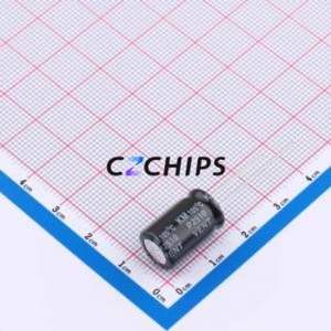 Condensador Electrolítico de Aluminio de Orificio Pasante KM102M025G160A, Componente de Orificio Pasante (THT), D10xL16mm 1000uF 20% 25V 5mm - Product Image 2