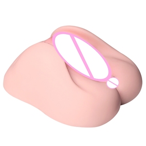 Juguete sexual de TPE para hombres, Copa de Avión con forma de Abulón Rosa, diseño de vagina invertida, forma de bollo vaporizado y forma de nalgas grandes, para masturbación masculina, juguete sexual de nalgas Yin - Product Image 3