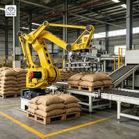 Lengan Robot Palletizing Otomatis untuk Lini Pengemasan, Palletizer Robot 4-Axis Terkontrol PLC