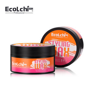 Органический веганский воск для укладки волос Ecolchi 80 г, быстросохнущий, сильная фиксация, для вьющихся и пушащихся волос, под собственной торговой маркой - Product Image 1