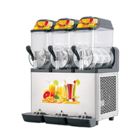 Cuisine commerciale équipement de réfrigération en acier inoxydable automatique 1 réservoir Granita boisson congelée Slushy Machine pour la maison hôtels