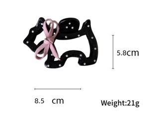 Pinzas para el Cabello con Diseño de Animales Adorables, Ajustables, con Diseños de Cachorros y Tiburones, con Lazos Decorativos - Product Image 3