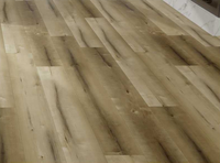 Plancher en vinyle SPC rigide antidérapant imperméable à l'eau avec installation par clic de 5 mm et 6 mm