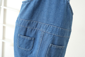 2023 thiết kế mới unisex trẻ sơ sinh bé gái cậu bé denim tổng thể Quần Jumpsuit quần áo <span class=keywords><strong>MMO</strong></span> - Product Image 5