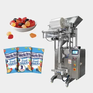 0.9 oz Individual Single Serve Bags Fruit Snacks Packing Machine Candy Packing Machinery For Guangdong