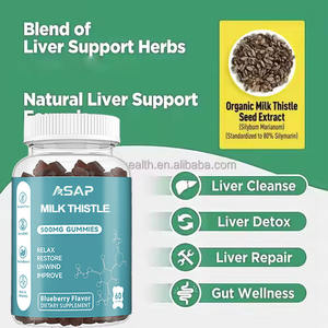 Detox Cleanse Gummies Suplemento para la salud del hígado Anti resaca Leche Cardo Gummies - Product Image 2